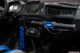 Agency Power Passenger Grab Bar with Lug Wrench Blue Polaris RZR