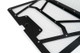 Agency Power 14-18 Polaris RZR XP 1000 / XP Turbo Vented Engine Cover - Gloss Black/Raw Mesh