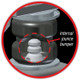 Air Lift Replacement Air Spring - Loadlifter 5000 Ultimate Bellows Type w/ internal Jounce Bumper 84251