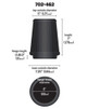 Airaid Universal Air Filter - Cone 6 x 7-1/4 x 5 x 7 702-462