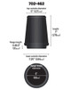 Airaid Universal Air Filter - Cone 6 x 7-1/4 x 5 x 7 702-462