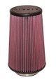 Airaid Universal Air Filter - Cone 3 1/2 x 6 x 4 5/8 x 9 w/ Short Flange