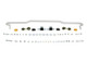 Whiteline 10/07+ Subaru Impreza (MY08) GH Non-Turbo Rear 22mm X-Heavy Duty Adjustable Swaybar
