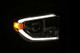 AlphaRex 14-20 Toyota Tundra LUXX LED Proj Headlights Plank Style Alpha Black w/Activ Light/DRL