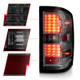ANZO 15-19 Chevy Silverado 2500HD/3500HD (Halgn Only) LED Tail Lights w/Smoke Light Bar & Clear Lens