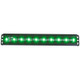 ANZO Universal 12in Slimline LED Light Bar (Green)