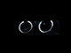 ANZO 1992-1998 BMW 3 Series E36 Projector Headlights w/ Halo Black G2 1 pc