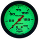 Autometer Ultra-Nite 2-5/8in 0-150 PSI Liquid Filled Mechanical Glow In Dark Oil Pressure Gauge
