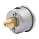 Autometer AutoGage 1.5in Liquid Filled Mechanical 0-2000 PSI Fuel Pressure Gauge - White