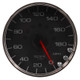 Autometer Spek-Pro Gauge Speedometer 5in 180 Mph Elec. Programmable Black/Chrome P23031