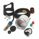 Autometer Ultra-Lite 52mm 140-280 Deg F Mechanical Water Temp Gauge - White