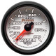Autometer Phantom II 52.4mm Mechanical 140-280 Deg F Water Temperature Gauge