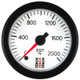 Autometer Stack 52mm 0-2000 Deg F Pro Stepper Motor Exhaust Gas Temp Gauge - White