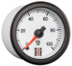 Autometer Stack 52mm 0-100 PSI 1/8in NPTF Male Pro Stepper Motor Oil Pressure Gauge - White