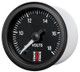 Autometer Stack 52mm 8-18V Pro Stepper Motor Battery Voltage Gauge - Black