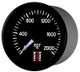 Autometer Stack 52mm 0-2000 Deg F Pro Stepper Motor Exhaust Gas Temp Gauge - Black