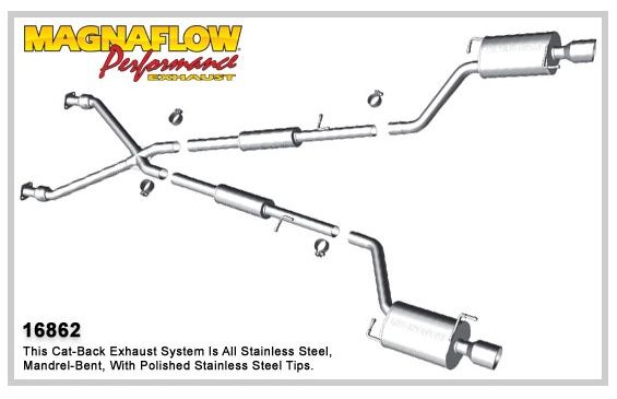 Magnaflow Cat-Back Exhaust for 2007-15 Infiniti G35/G37/Q60