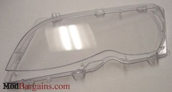 Magneti Marelli Headlight Lens Set For BMW E46 – Left & Right Plastic Lenses (Pair)