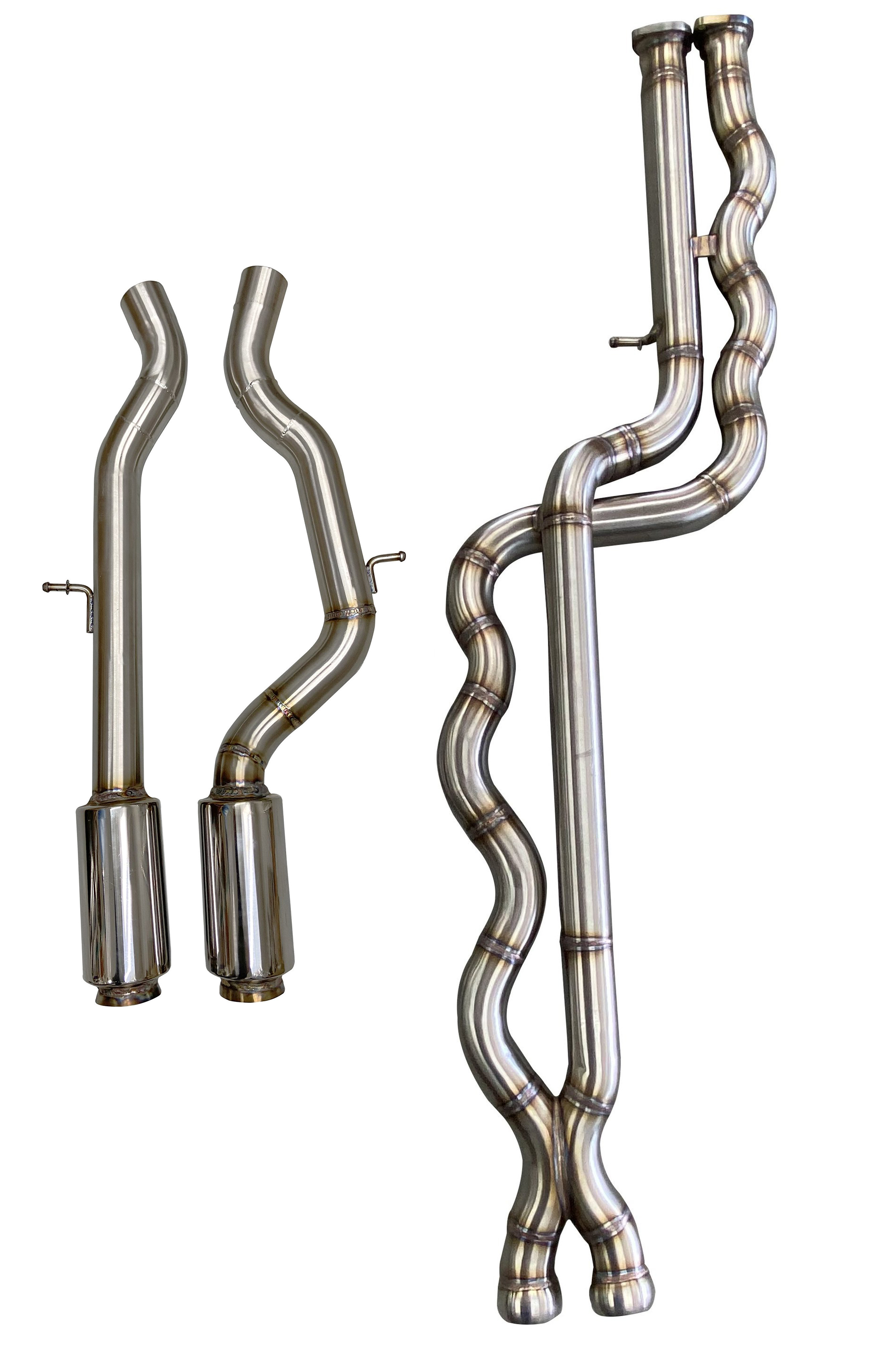 Active Autowerke Equal Length Resonated Mid Pipes for 2014+ BMW M3