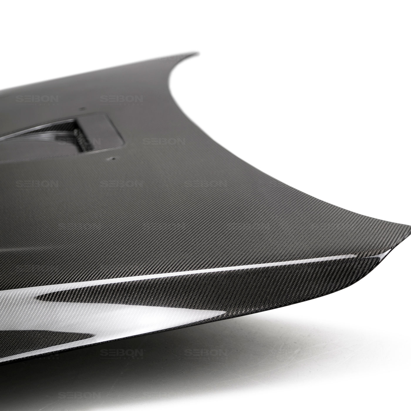 ボーノ Seibon TS-Style Carbon Fiber Hood | 2008-2015 Mitsubishi Evo
