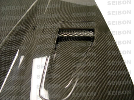 Seibon DVII-style carbon fiber hood for 1999-2001 Nissan S15