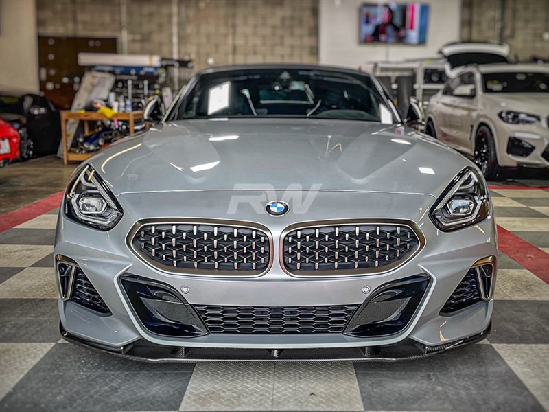 BMW GO  RW Carbon BMW G29 Z4 Carbon Fiber Front Lip Spoiler
