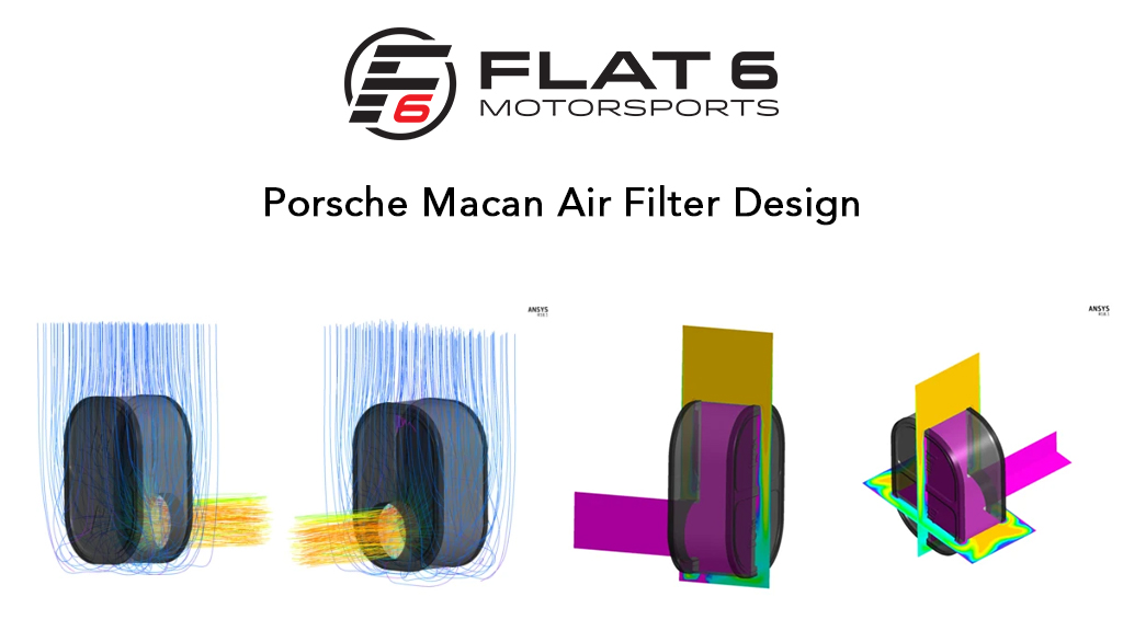 Flat 6 Motorsports Porsche Macan Air Filter Design