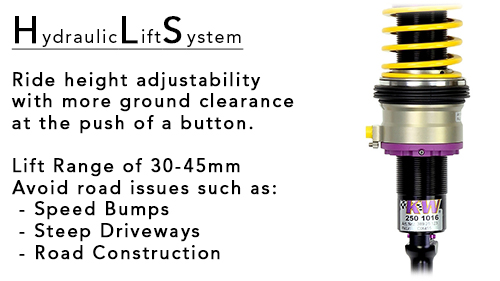 KW HLS Hydraulic Lift System Coilovers Info