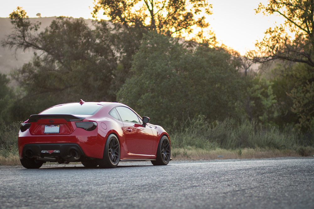 Charles Pages FRS Forgestar wheels Valenti tail Lights smoked with red bar