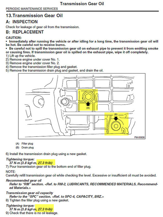 How-to flush transmission fluid for the frs or brz motul oil change drain location