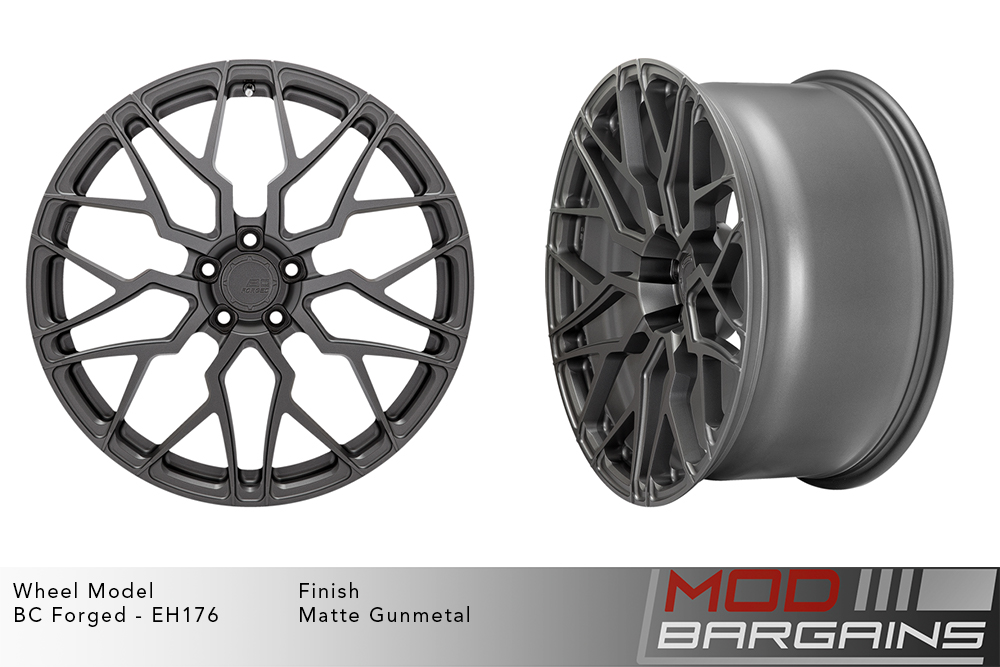 BC Forged EH176 Multi-Mesh Wheels Matte Gunmetal