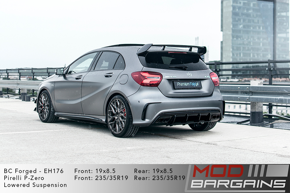 Mercedes A45 AMG Grey BC Forged EH176 Gunmetal Wheels