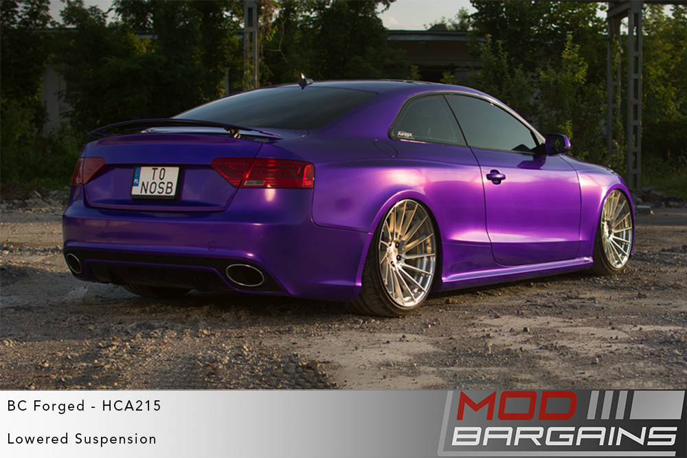 Purple Wrapped Audi B8.5 RS5 on 20 in BC Forged HCA215 Wheels