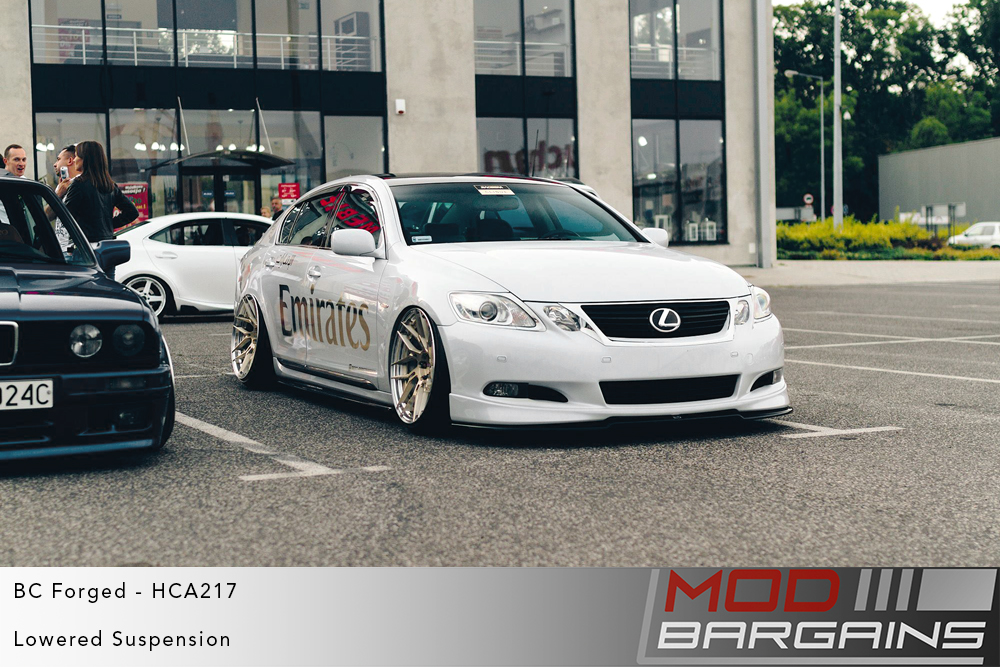 White Lexus GS350 on BC Forged HCA217 Wheels