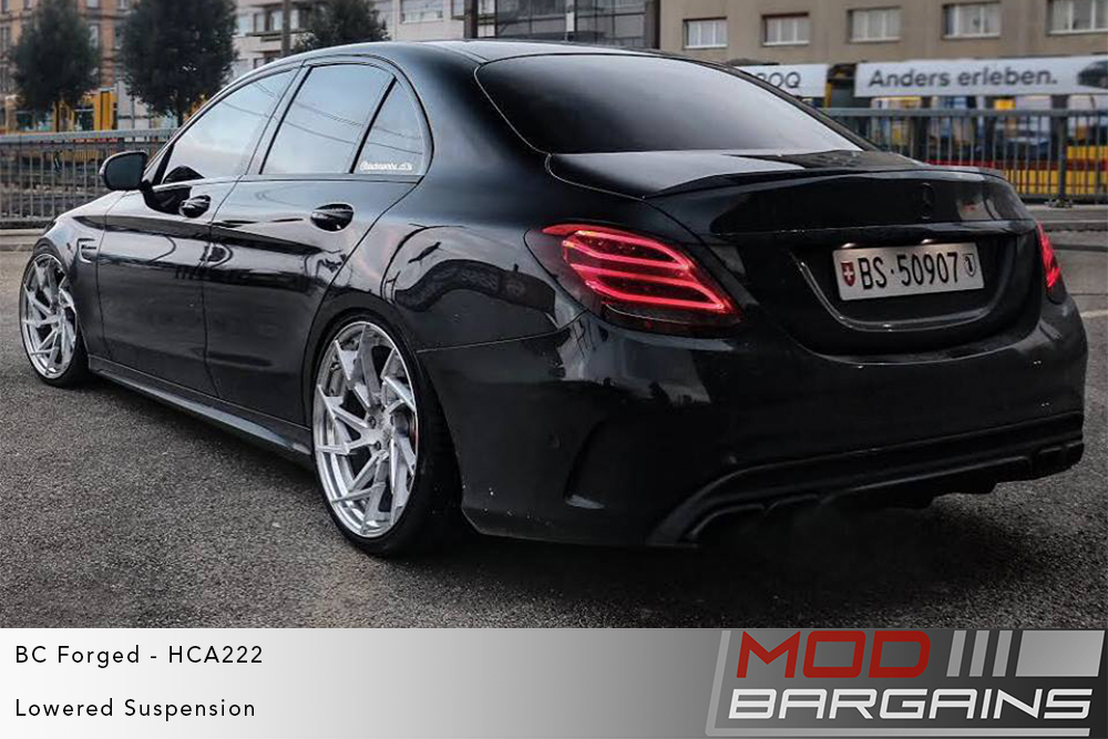 Black Mercedes W205 C63 AMG on BC Forged HCA222 Wheels