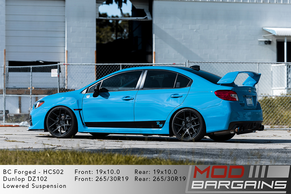 Subaru WRX STI VA BC Forged HCS02 Wheels