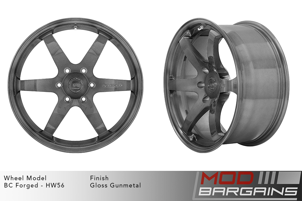 BC Forged HW56 6 Spoke Gloss Gunmetal