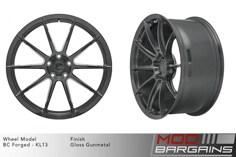 BC Forged KL13 Split 10 Spoke Gloss Gunmetal