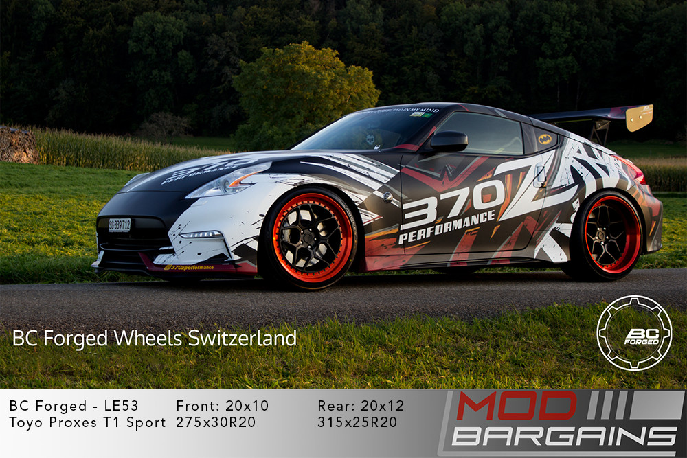 Wrapped Nissan Z34 370Z Nismo on 20 in BC Forged LE53 Wheels