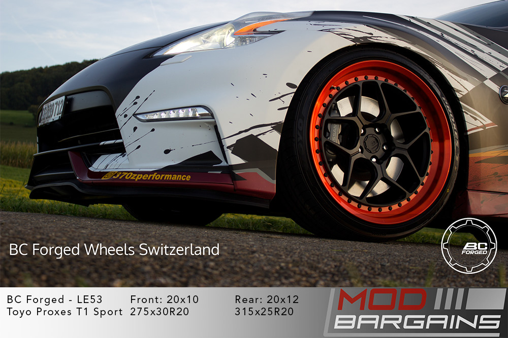 Wrapped Nissan Z34 370Z Nismo on 20 in BC Forged LE53 Wheels