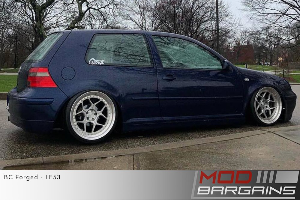 Blue VW MK4 GTI on 20 in BC Forged LE53 Wheels