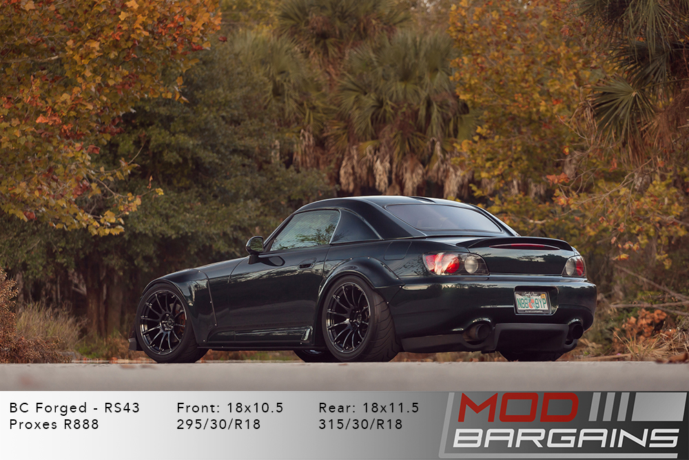 Honda AP2 S2000 S2K Green BC Forged RS43 Matte Black