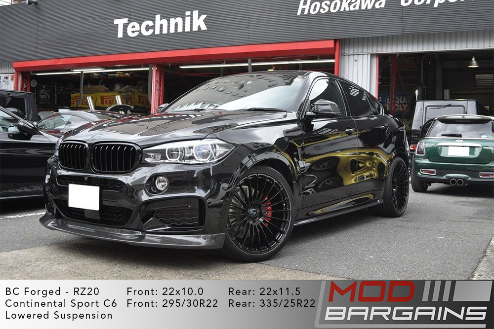 BMW F16 X6 50i BC Forged RZ20 Wheels 22 in