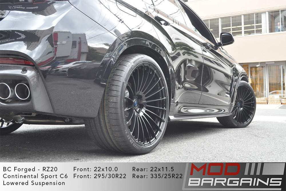 BMW F16 X6 50i BC Forged RZ20 Wheels 22 in