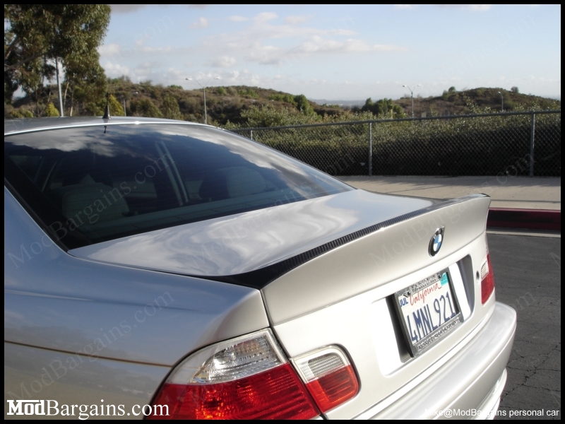 CSL Boot Lid for BMW E46 Coupe/M3 Carbon Fiber Sold at ModBargains.com