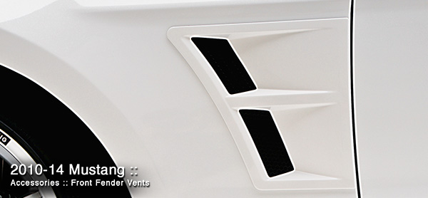 3D Carbon Front Fender Vents Ford Mustang