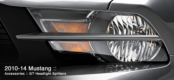 3dCarbon Headlight Splitters Mustang GT