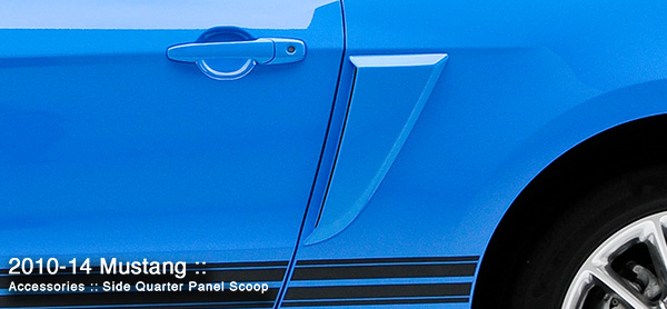 3dCarbon Side Quarter Panel Scoop Mustang