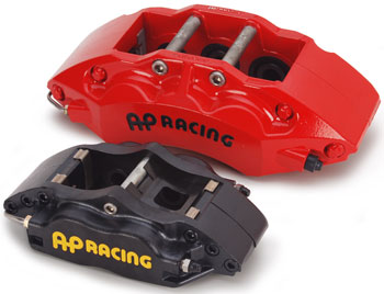 AP Racing Red and Black Calipers