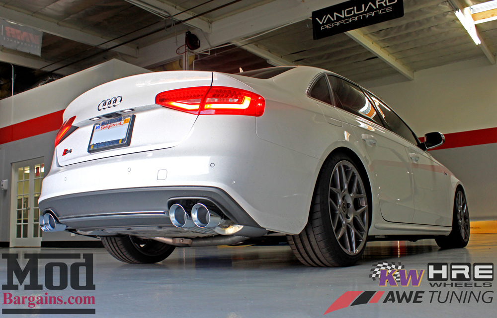 Awe Tuning Exhaust For 2010 16 Audi S4 Sedan [b8 B8 5] Track Edition